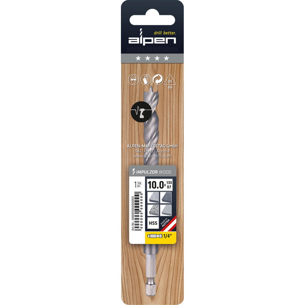 HSS Spiralbohrer IMPULZOR WOOD