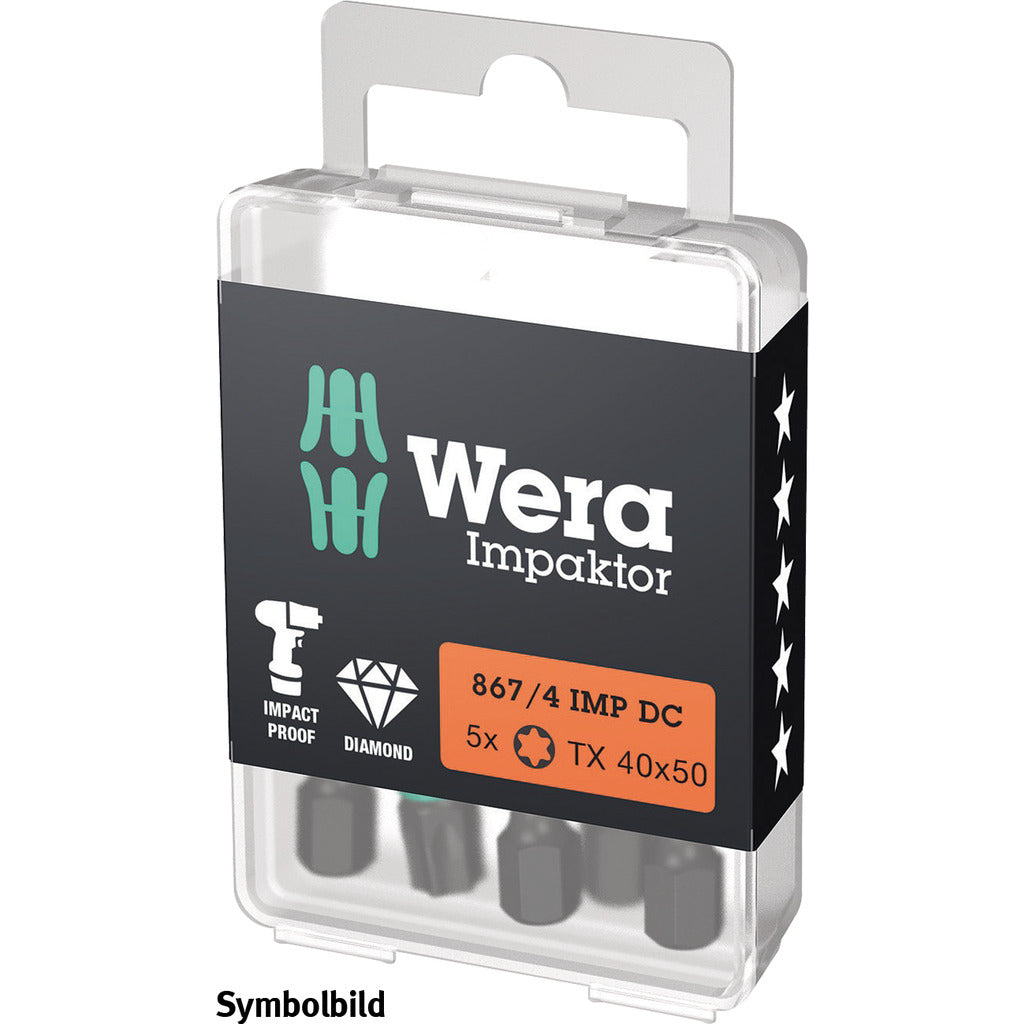 Punte per avvitatori fai da te 867/4 IMP DC TORX®