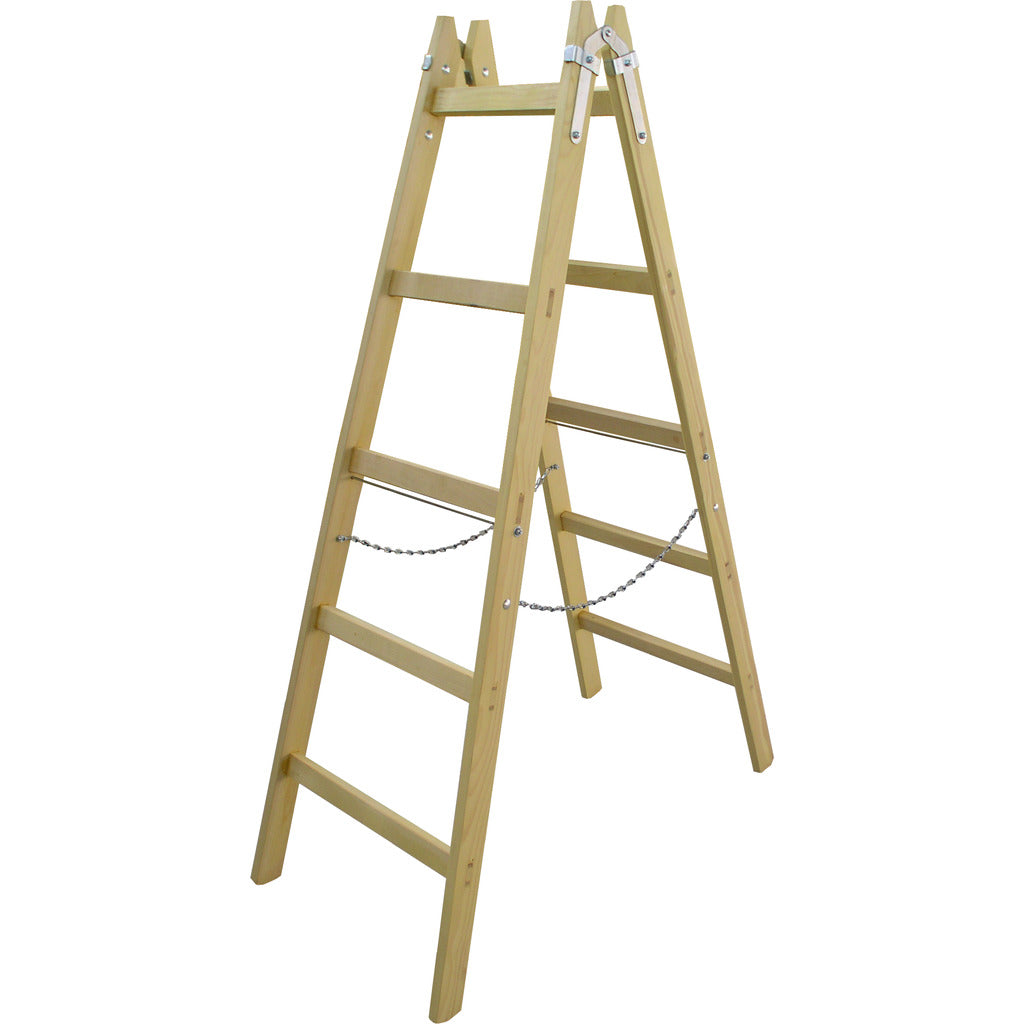wooden stepladder