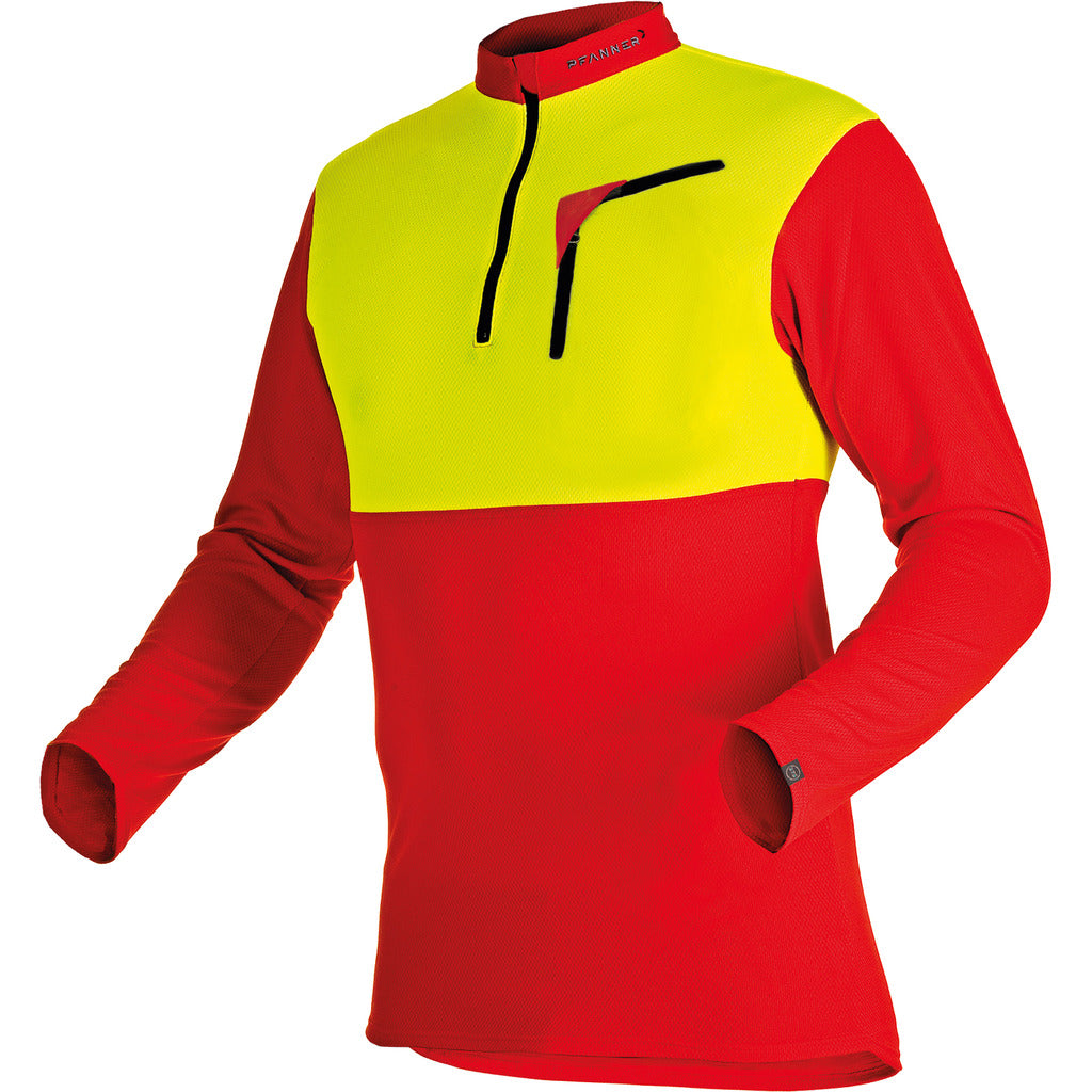 Langarm-Shirt ZIPP-NECK