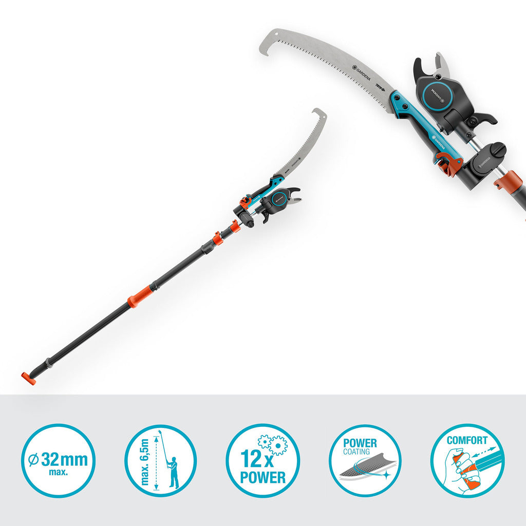 Gardena Teleskop-Baum- und Strauchschneider StarCut Pro L Set