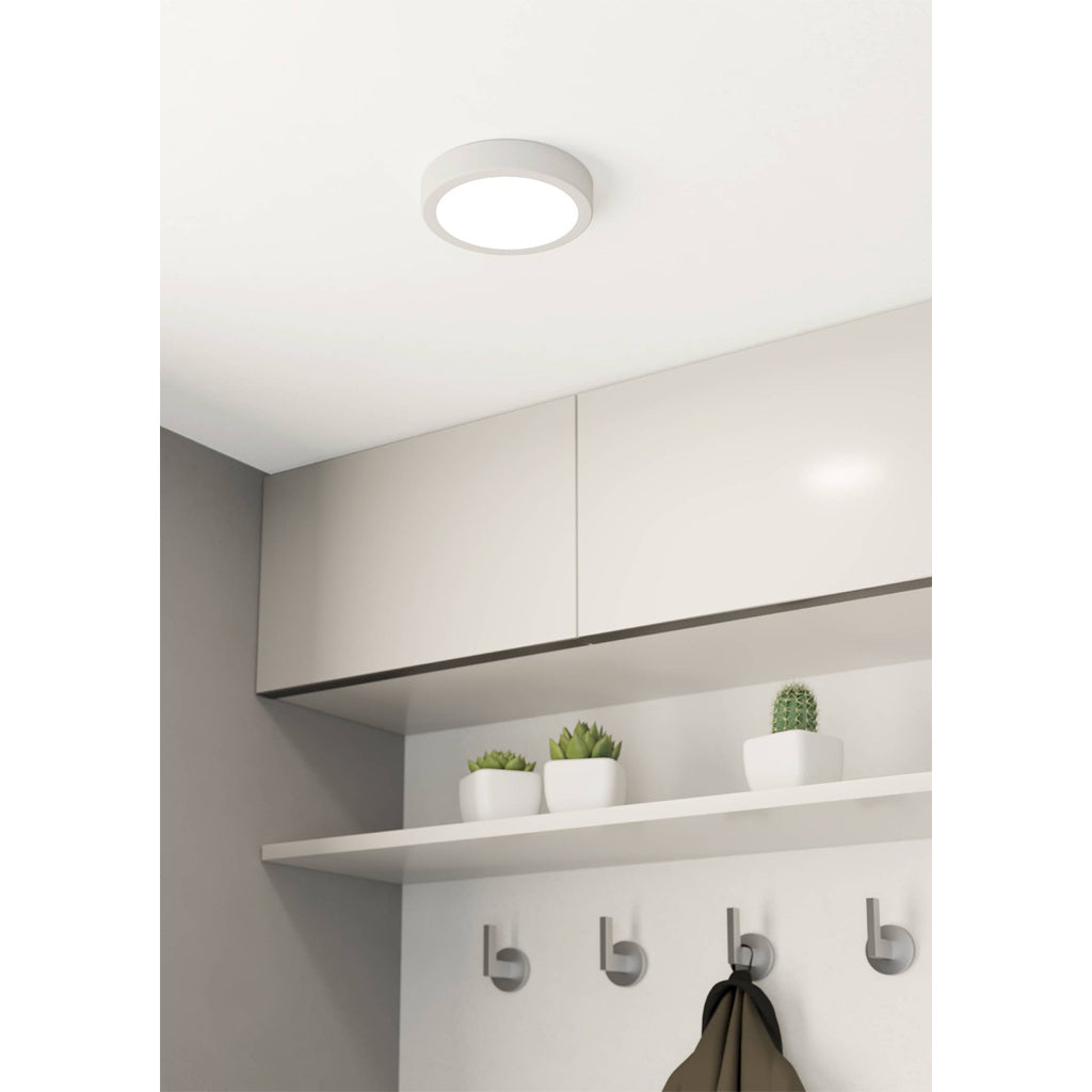 Eglo LED ceiling light Fueva 5, 160 mm / white, round
