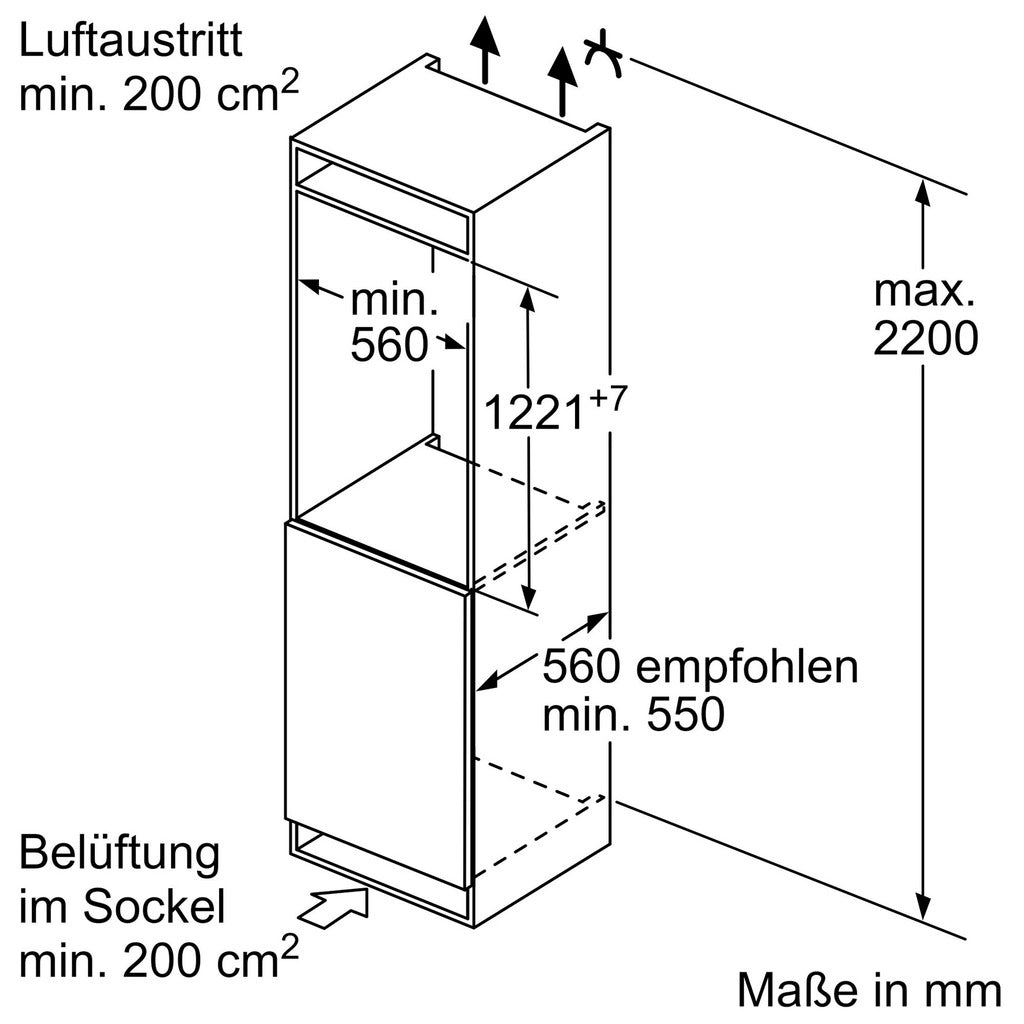 Einbau-Kühlschrank ohne Gefrierfach iQ100 KI41R2FE1