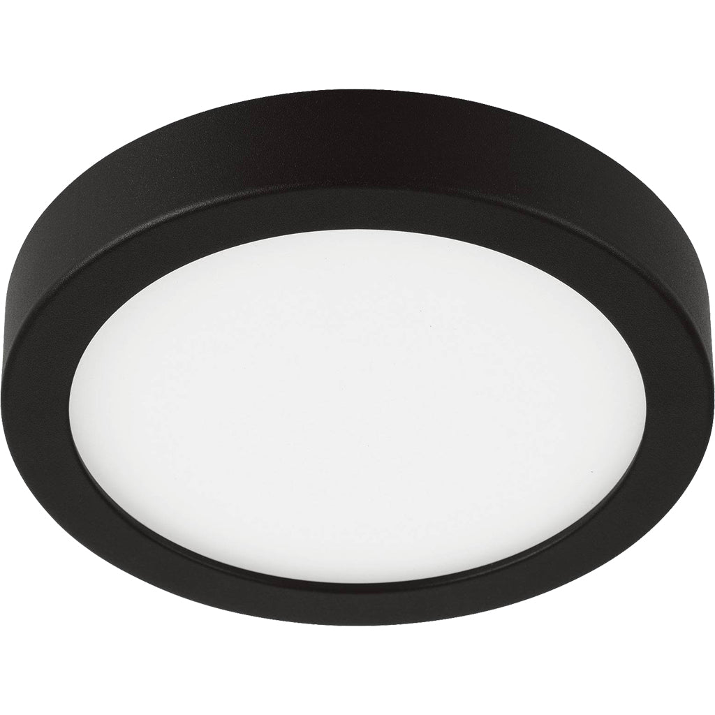 Eglo LED ceiling light Fueva 5 / black, round