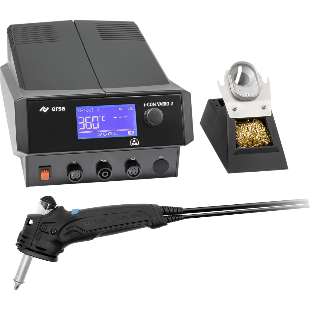Multi-channel soldering and desoldering stations i-CON VARIO 2 MK2 (XV) / with interface