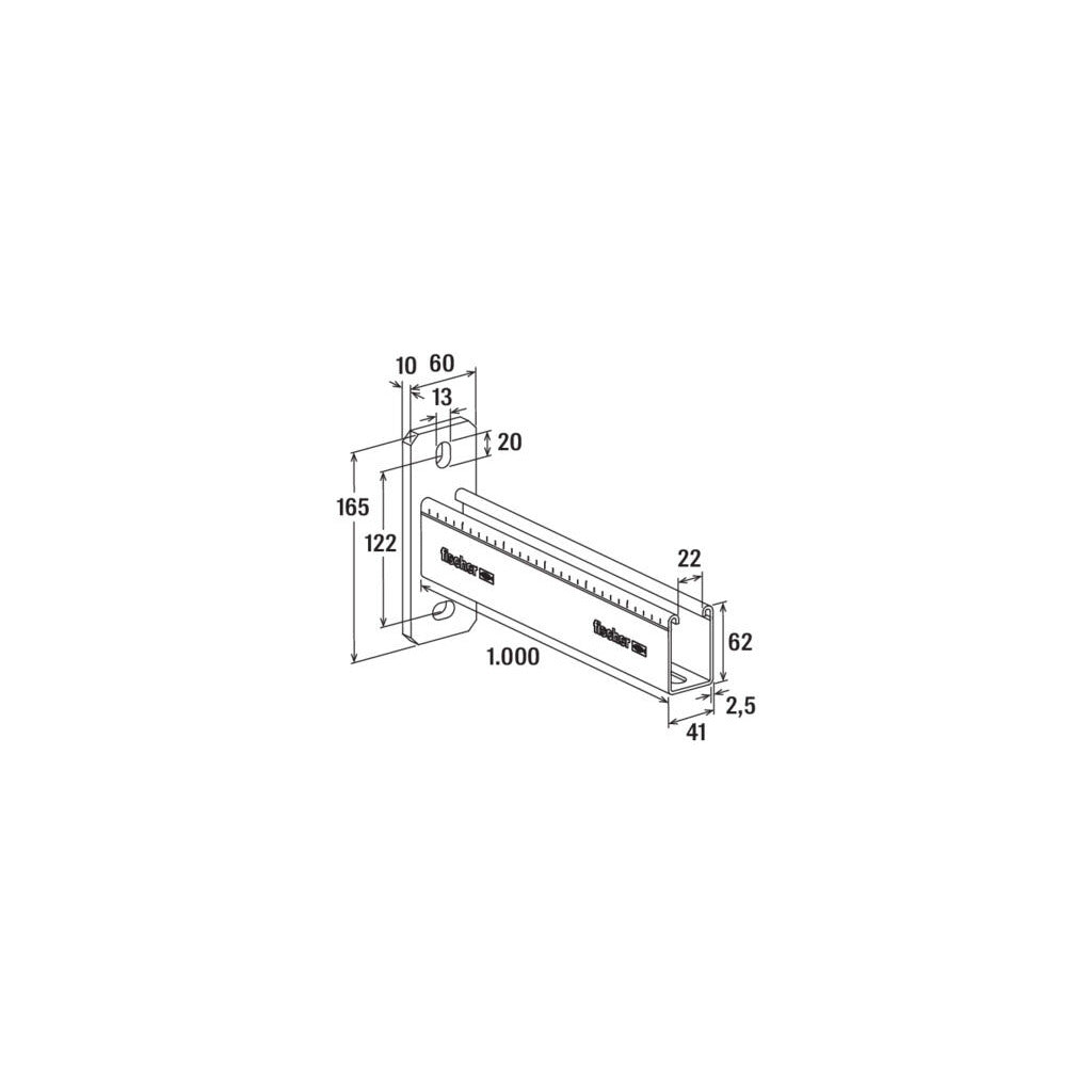 FCA cantilever console