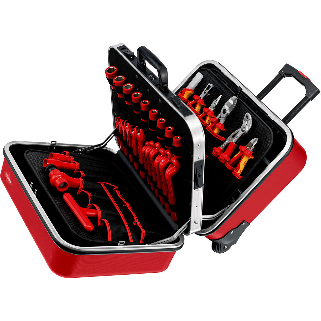 Valigetta portautensili Knipex "BIG Twin Move RED" Competenza elettrica / 42 pezzi