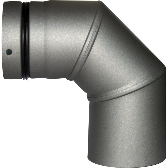 Rika flue pipe elbow for pellet stoves