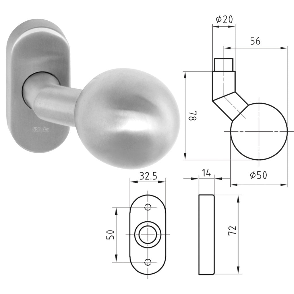 Türknopf 5825E FH