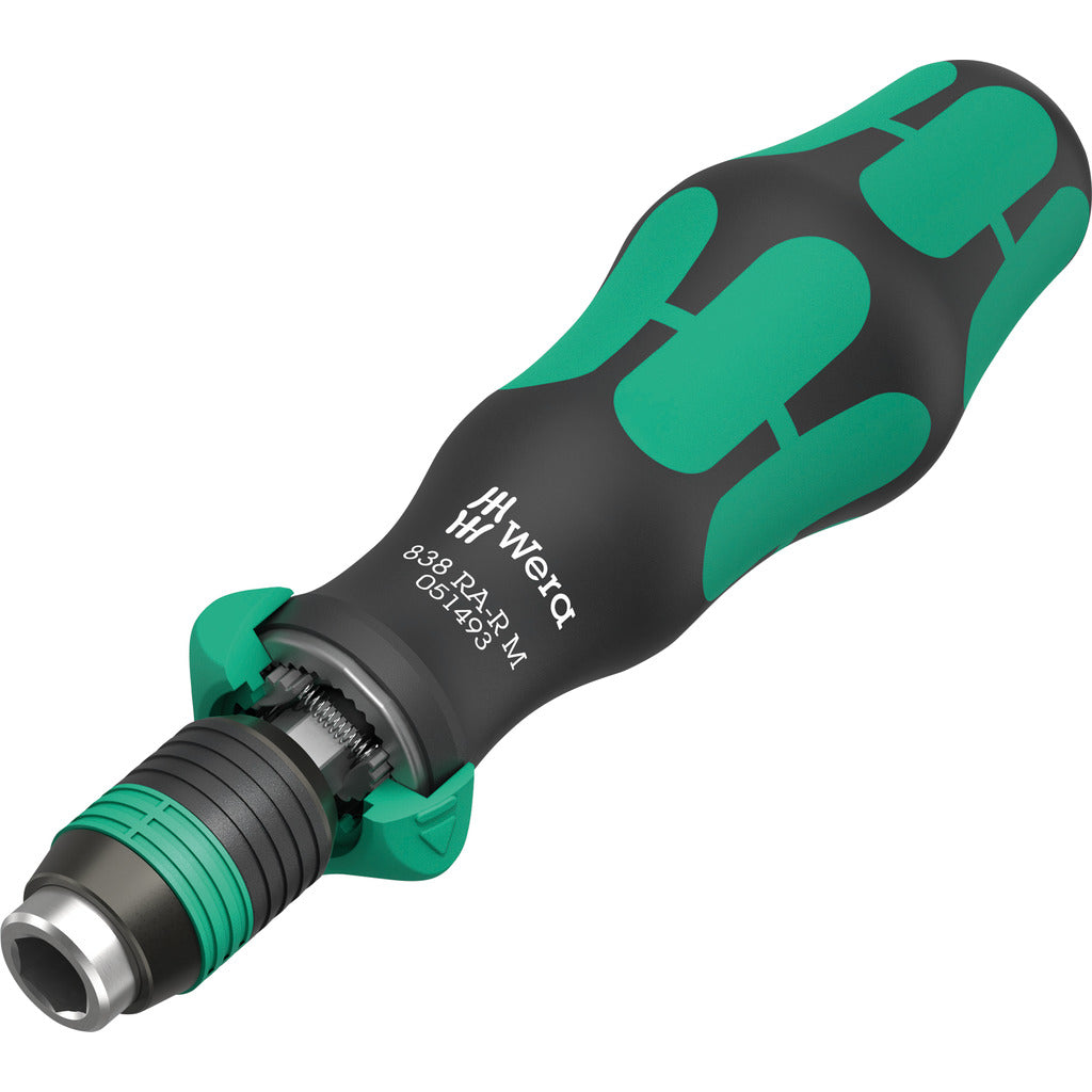 Bits-Handhalter mit Ratschenfunktion 838 RA-R M 1/4"