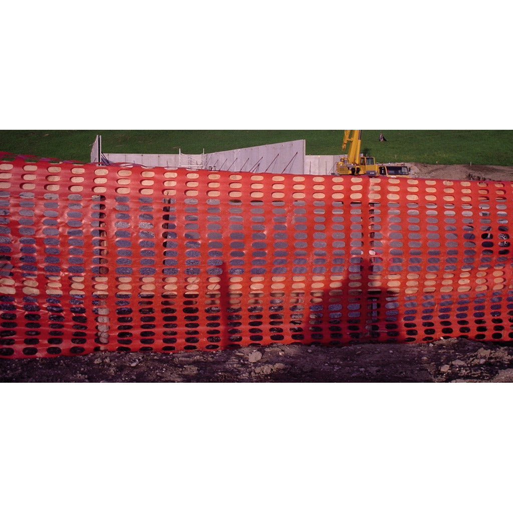 Recinzione da cantiere in plastica arancione