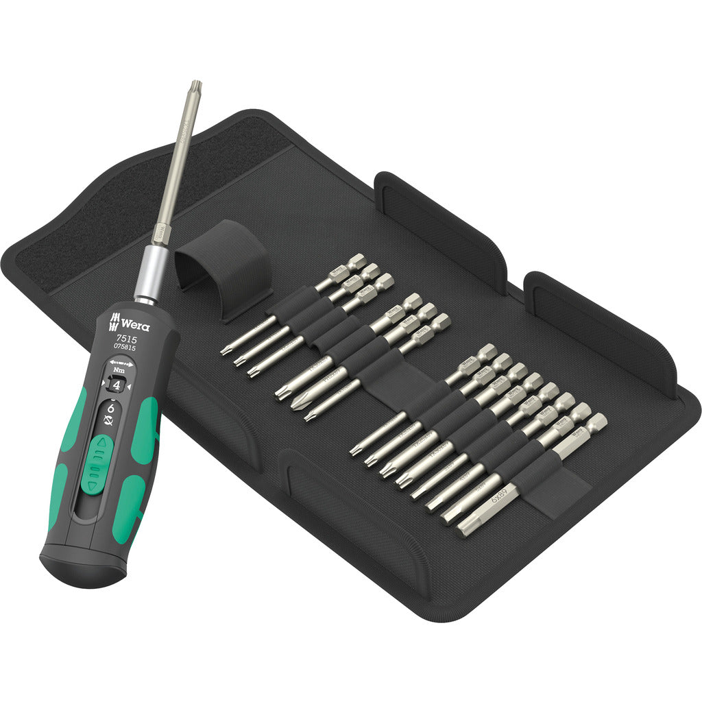 Ratchet screwdriver set 7515/16 Kraftform Safe-Torque Speed Universal 1 / 16-piece