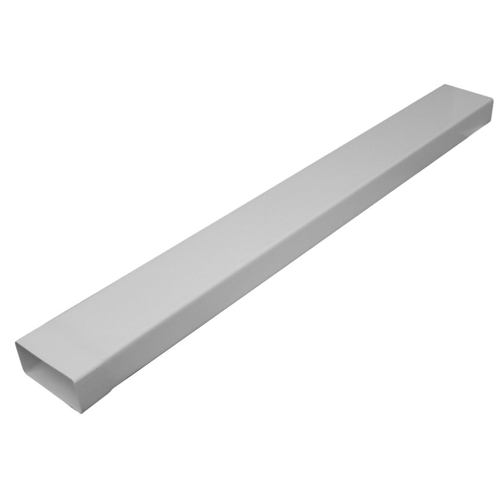 Flat duct with socket