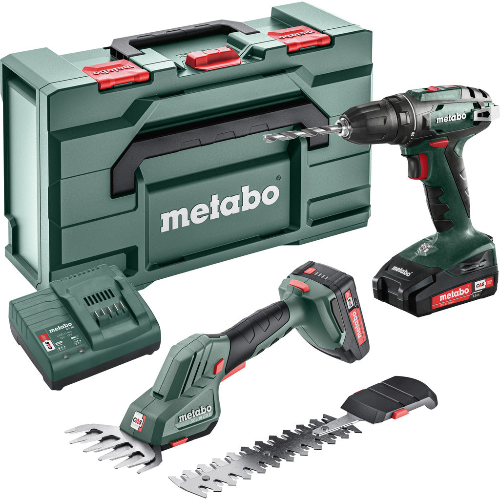 Combo Set 2.2.5 / Akku-Bohrschrauber BS 18 + Akku-Strauch- und Grasschere SGS 18 LTX Q