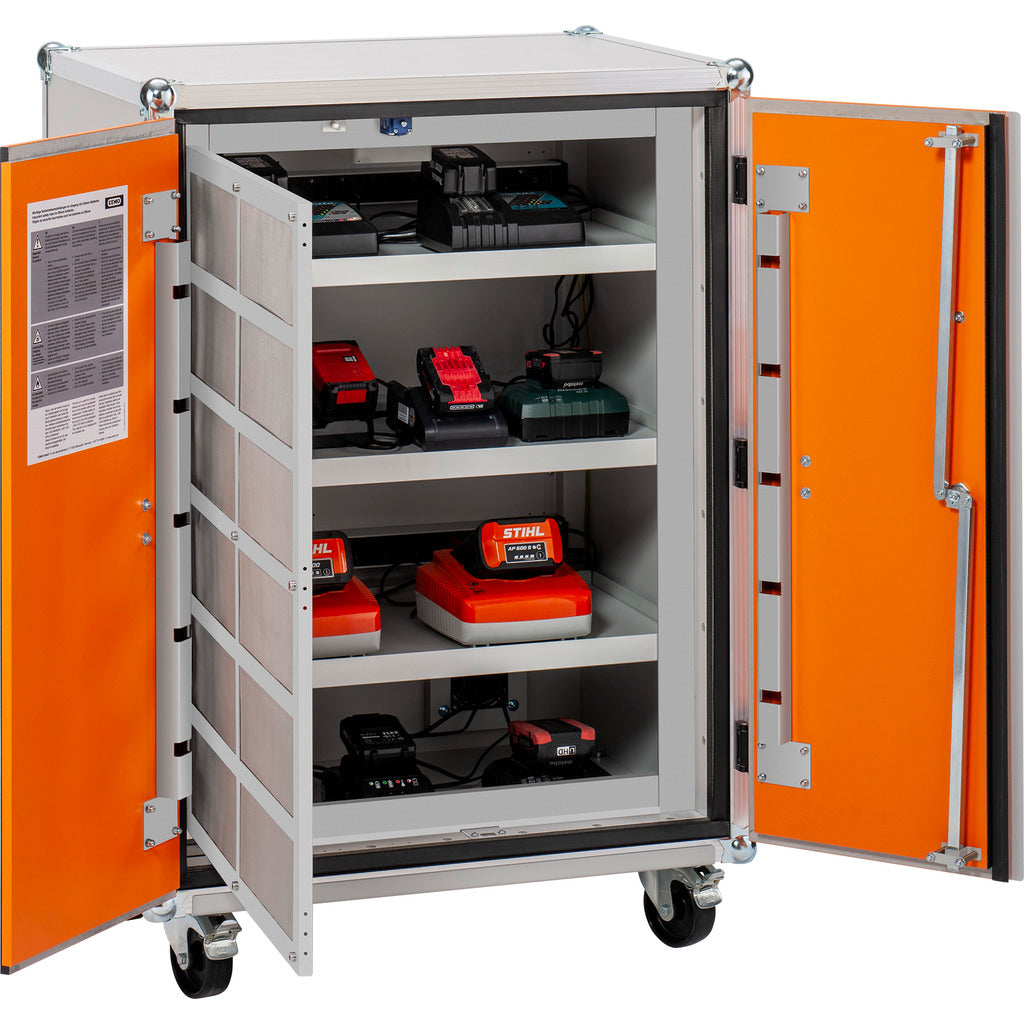 CEMO Akku-Ladeschrank 8/10 Basic / 230 V / mit Rollen