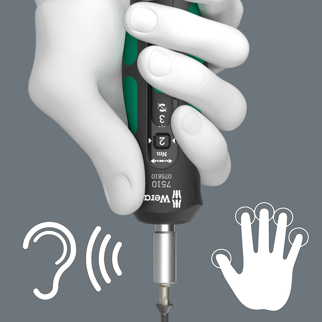 Ratchet screwdriver set 7515/16 Kraftform Safe-Torque Speed Universal 1 / 16-piece