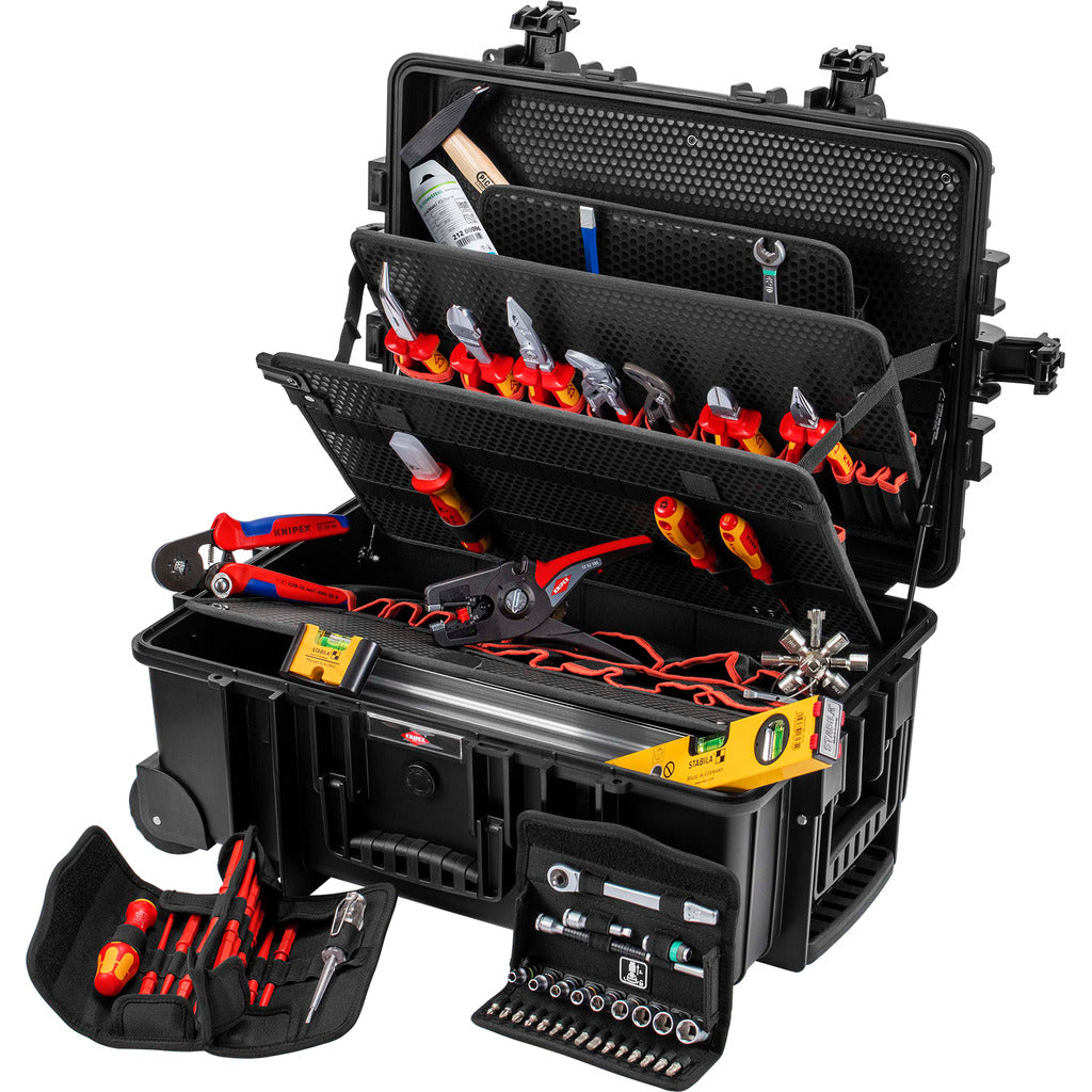 Knipex tool case "Robust45 Move" electric / 63 pieces