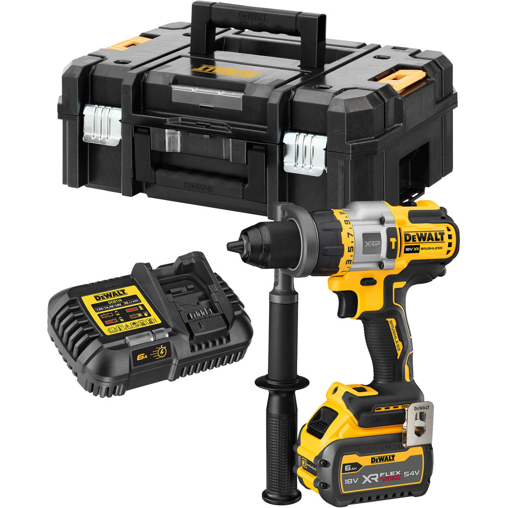 Trapano a percussione a batteria DCD 999 T1-QW