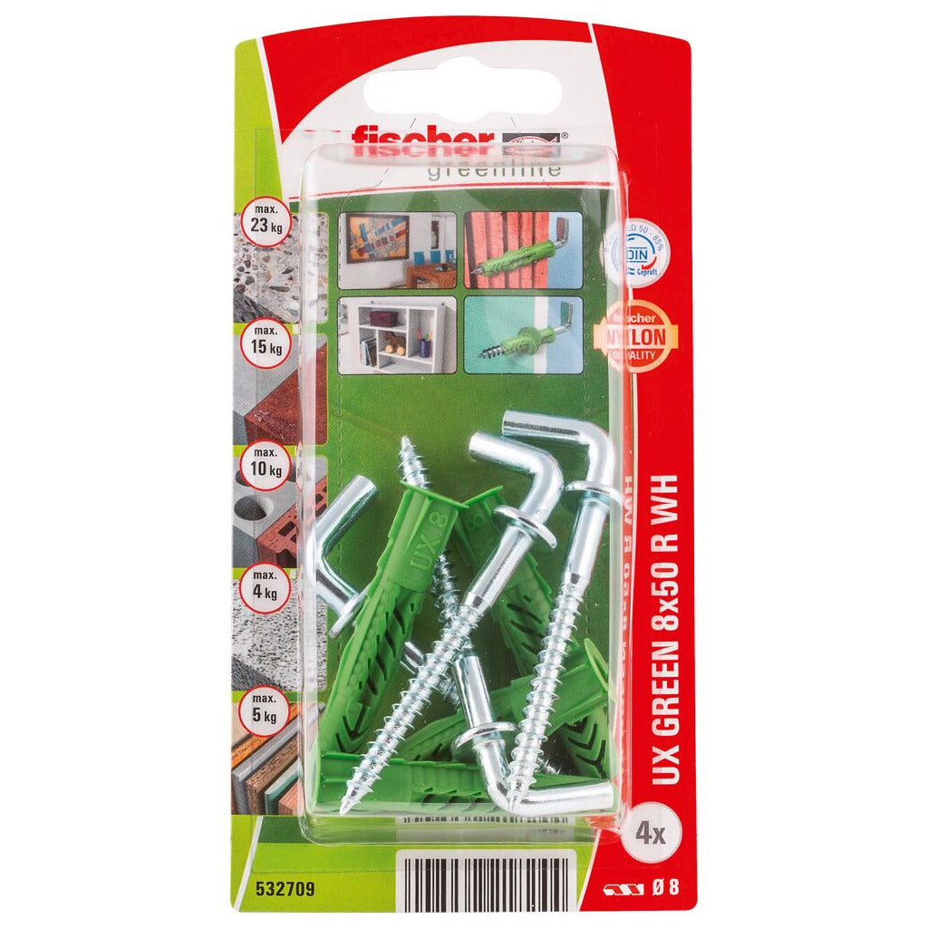 Universaldübel UX WH green SB-Karte