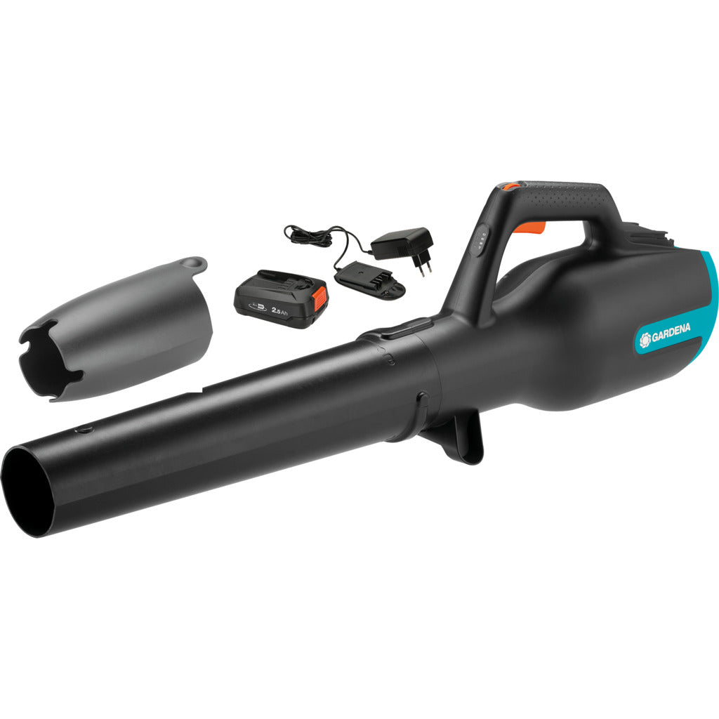 Soffiatore a batteria Gardena PowerJet 18V P4A / Set pronto all'uso