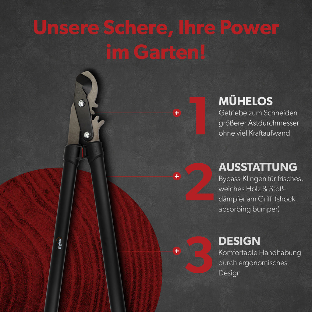 Siwitec Bypass-Getriebe-Astschere SG-20