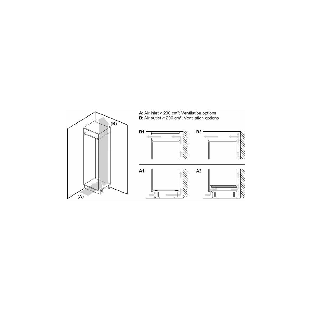 Einbau-Kühlschrank mit Gefrierfach iQ100 KI22L2FE1