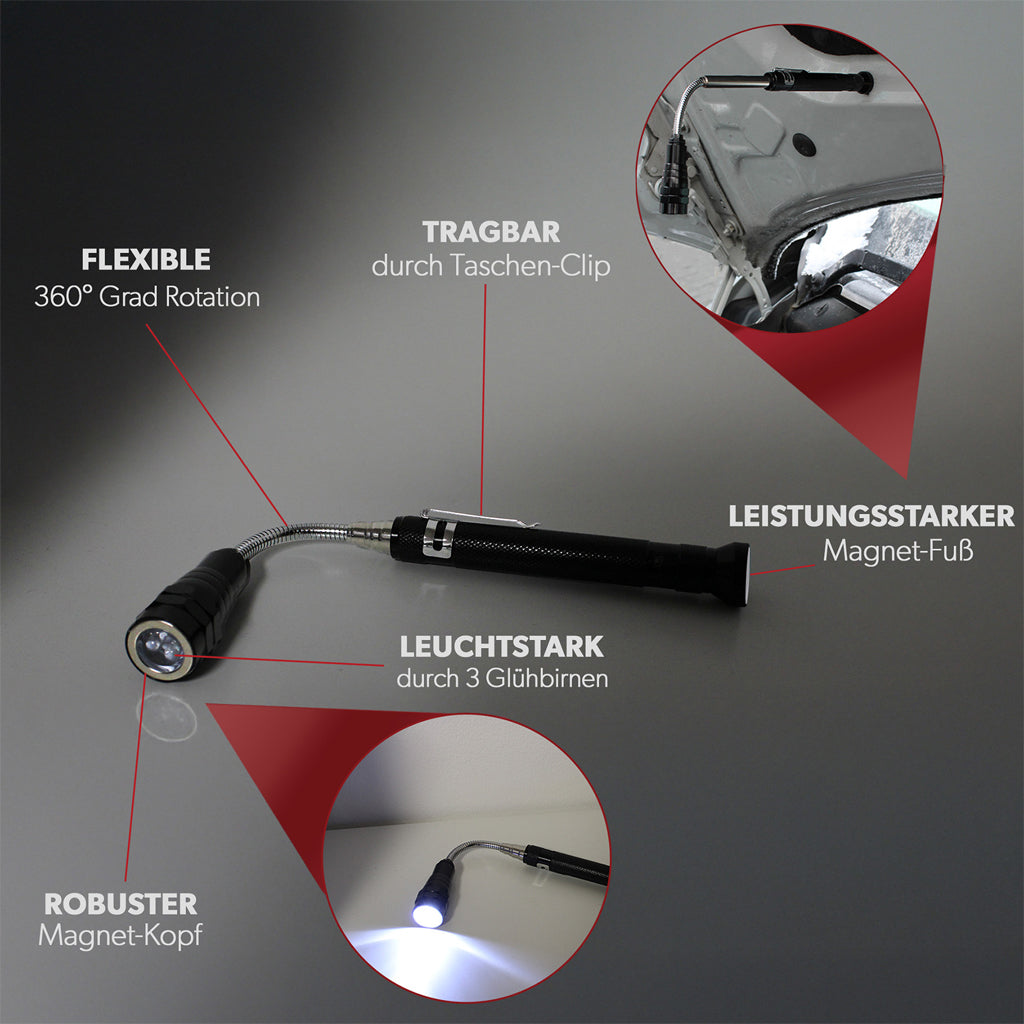 Siwitec Teleskop LED Taschenlampe