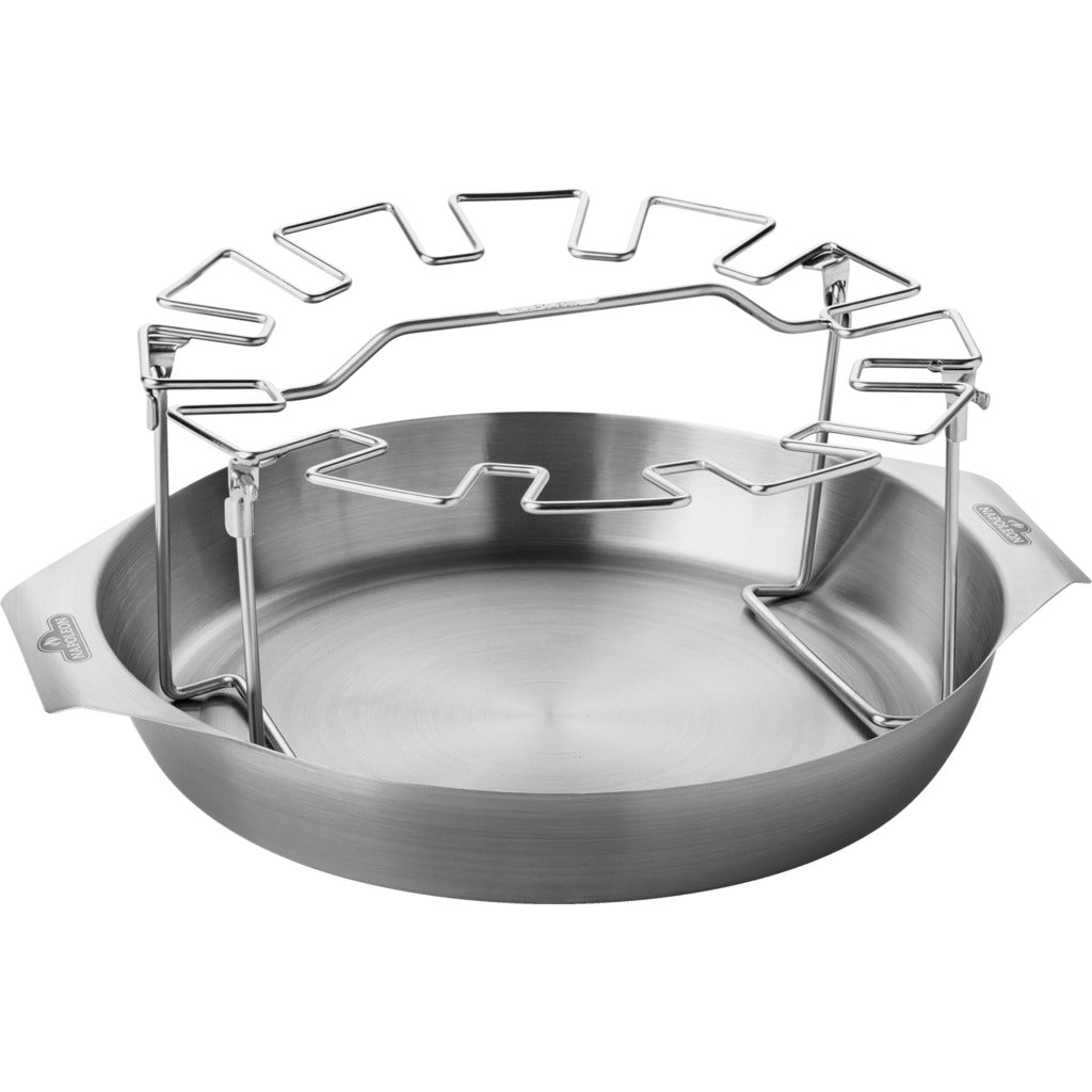 Hähnchenkeulen-Halter mit Schale