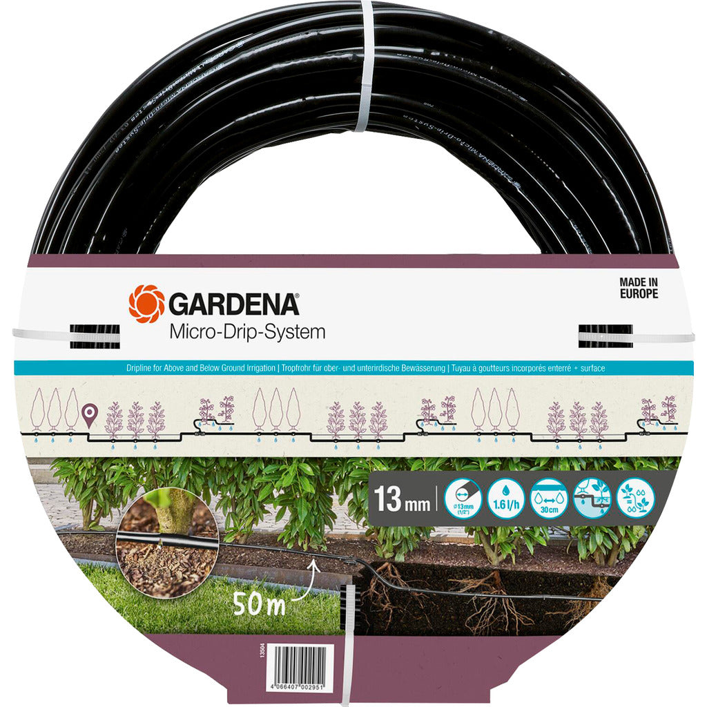 Drip pipe for above-ground and underground installation