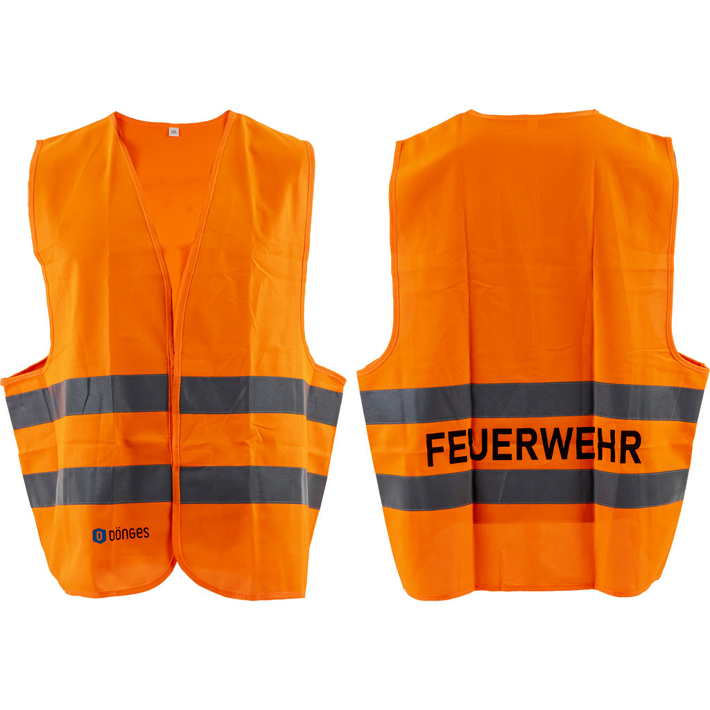 "FIRE DEPARTMENT" high-visibility vest