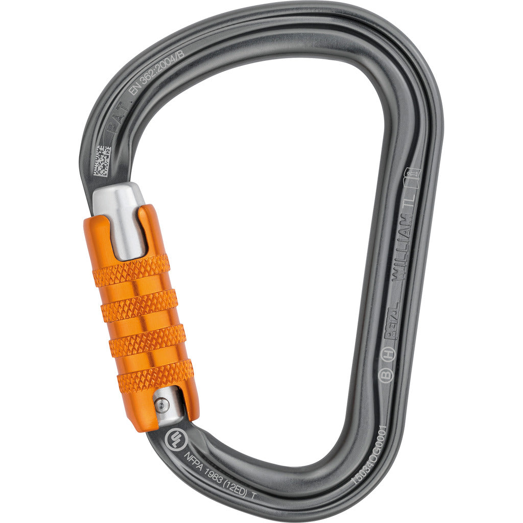 Aluminum carabiner HMS WILLIAM TRIACT-LOOK