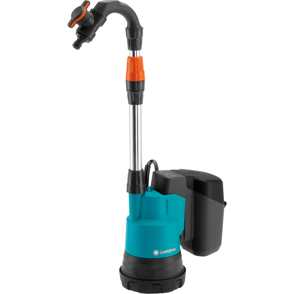 Gardena Battery-Powered Rain Barrel Pump 2000/2 18V P4A solo / without battery and charger