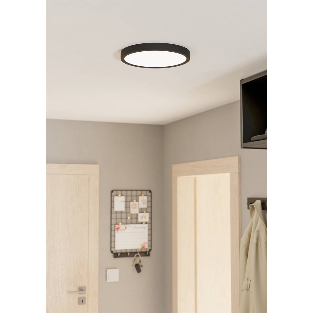 Lampada da superficie Eglo FUEVA 5 / nera, rotonda