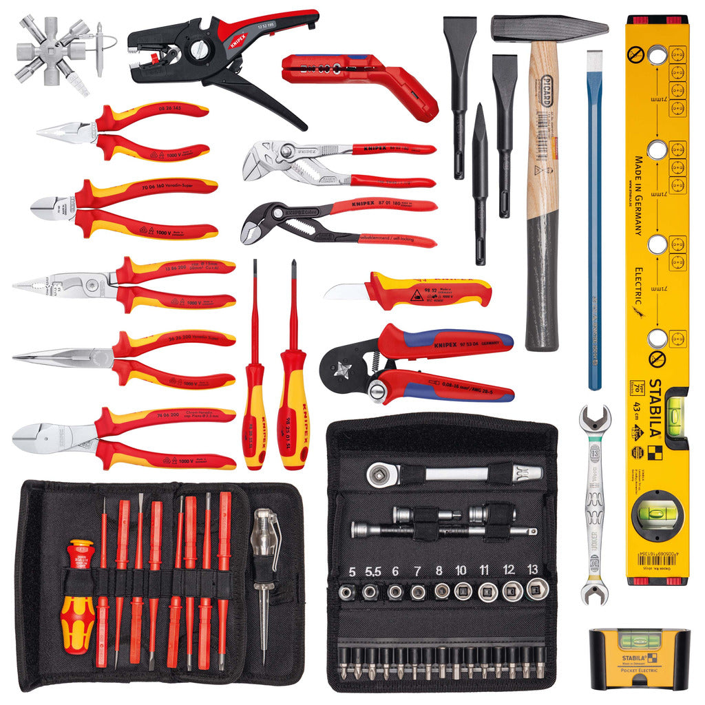 Knipex tool case "BIG Twin Move" electric / 63 pieces