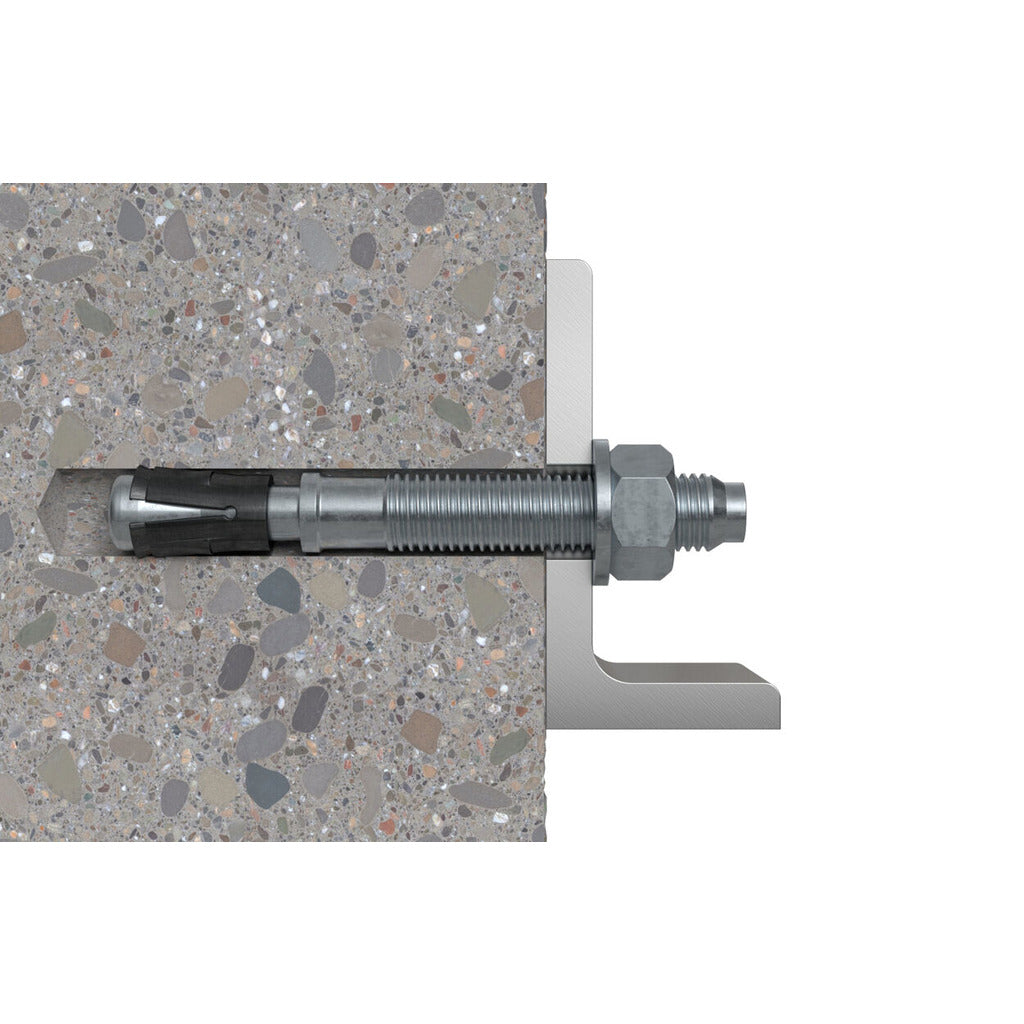 Ancoraggio a bullone FAZ II Plus in acciaio inox