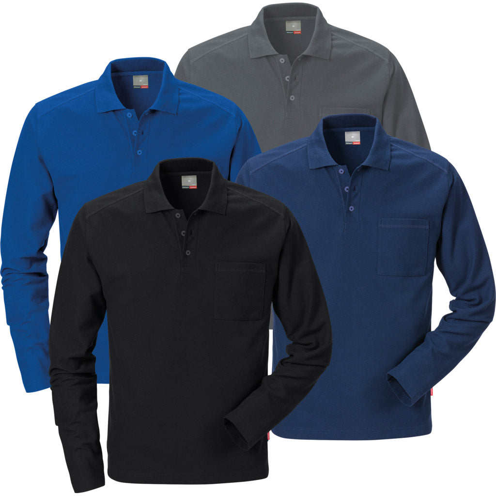 Long-sleeved polo shirt 7393 PM