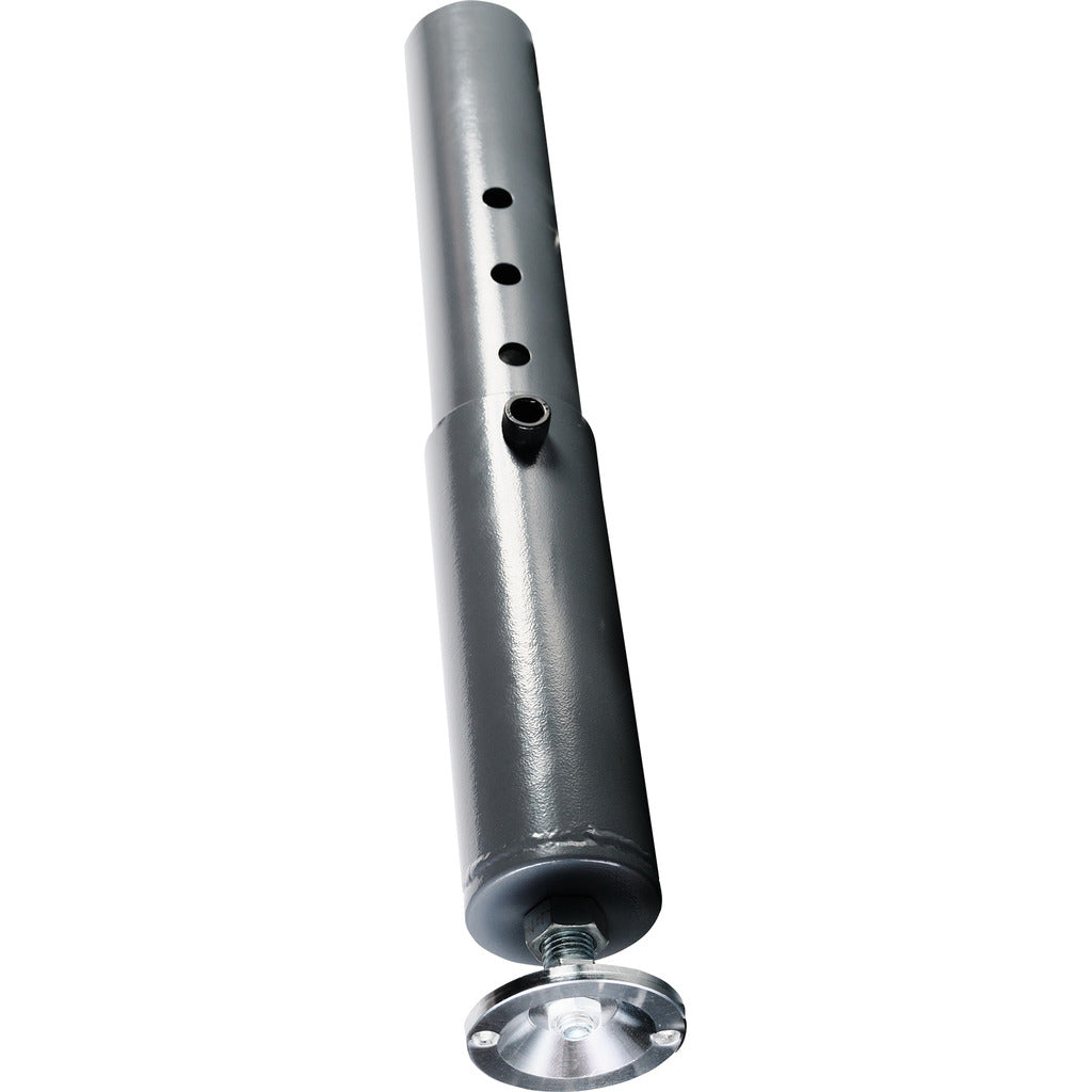 Welding table, table leg height adjustable