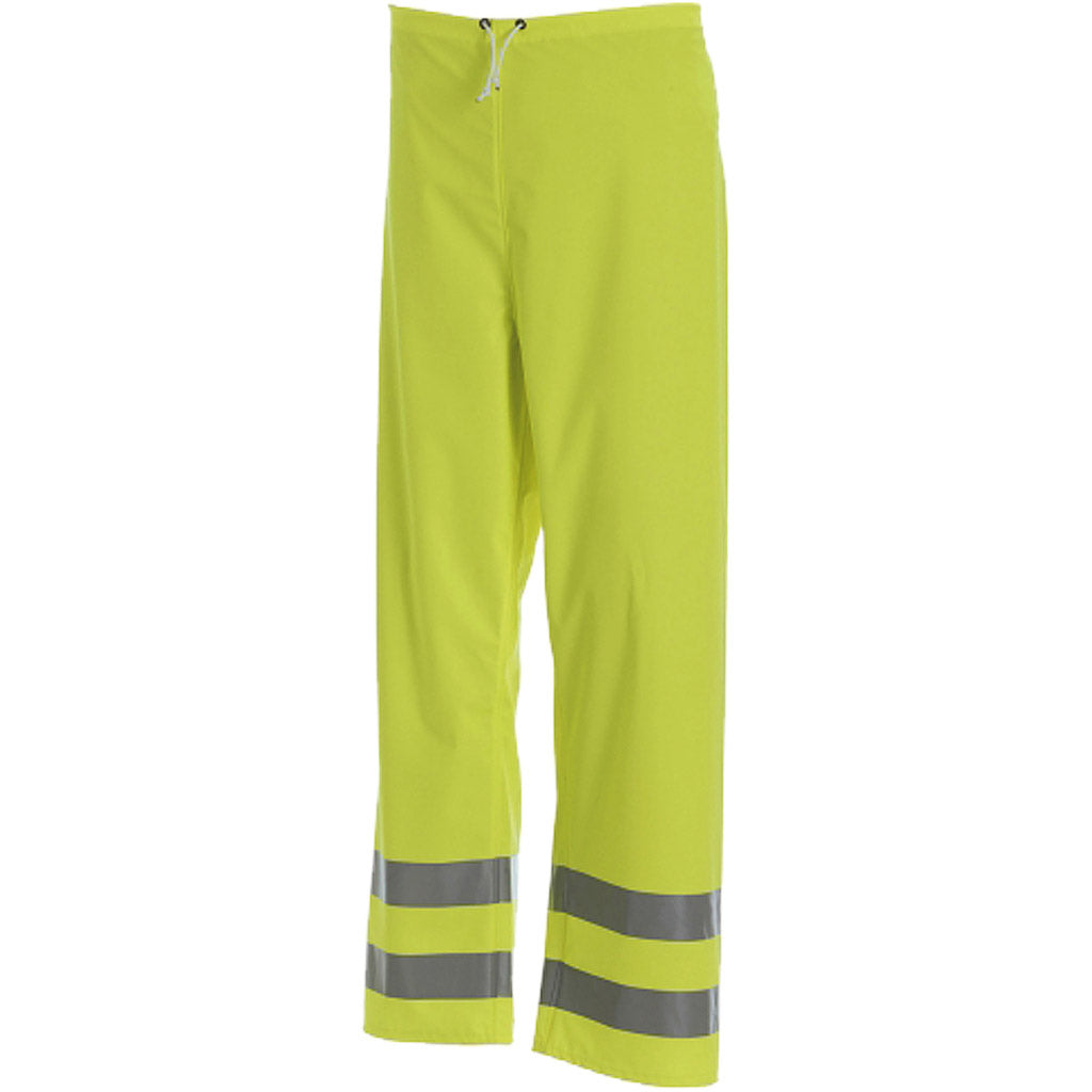 Pantaloni antipioggia ad alta visibilità
