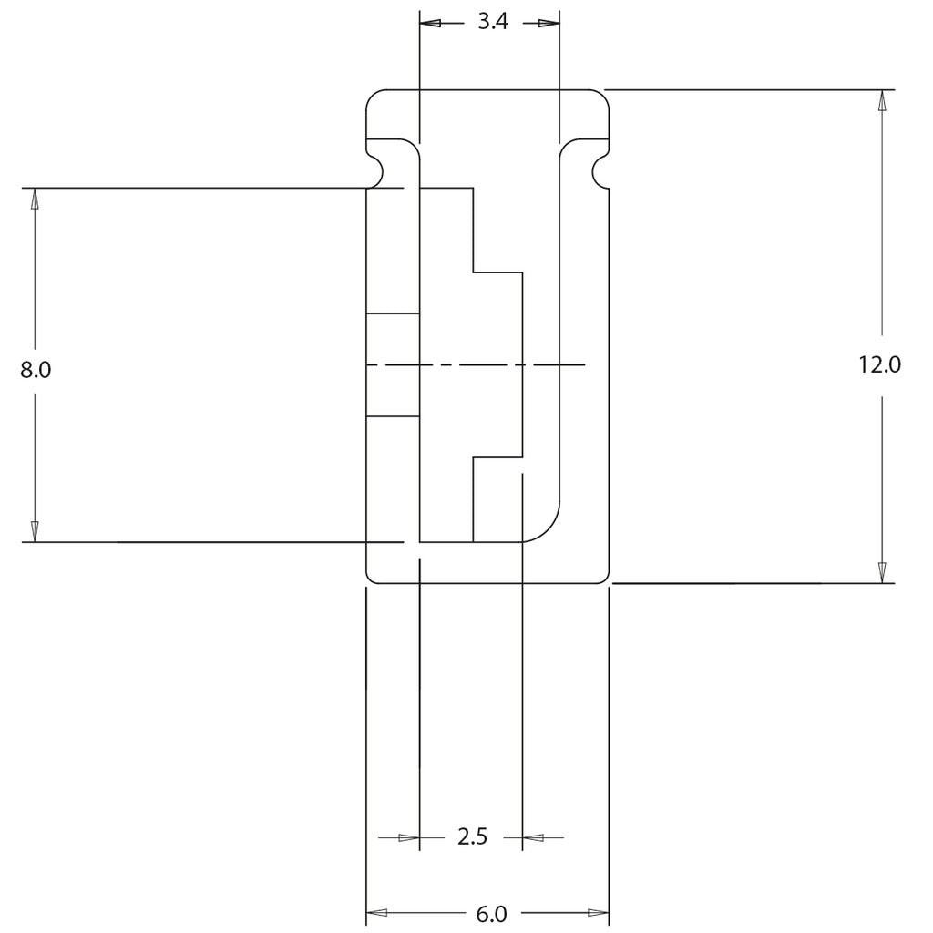 Cinturino in silicone Flexline Mono