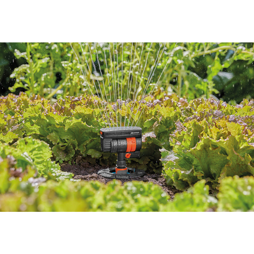 Irrigatore oscillante per condotte