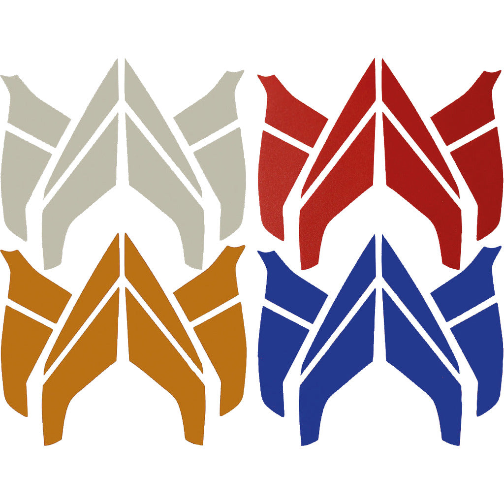 Helmet strip set for HEROS Titan fire helmets