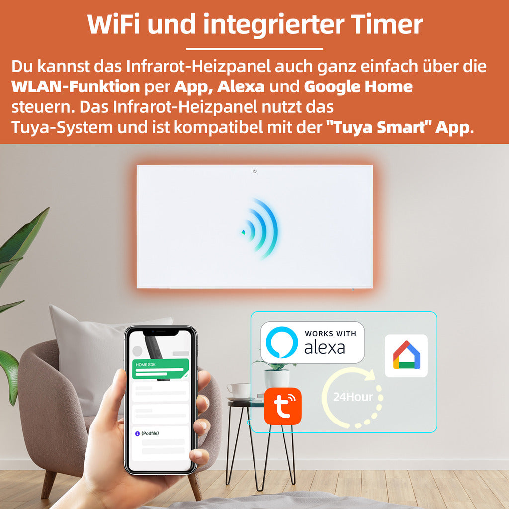 SHX Infrarot-Heizpaneel mit WIFI