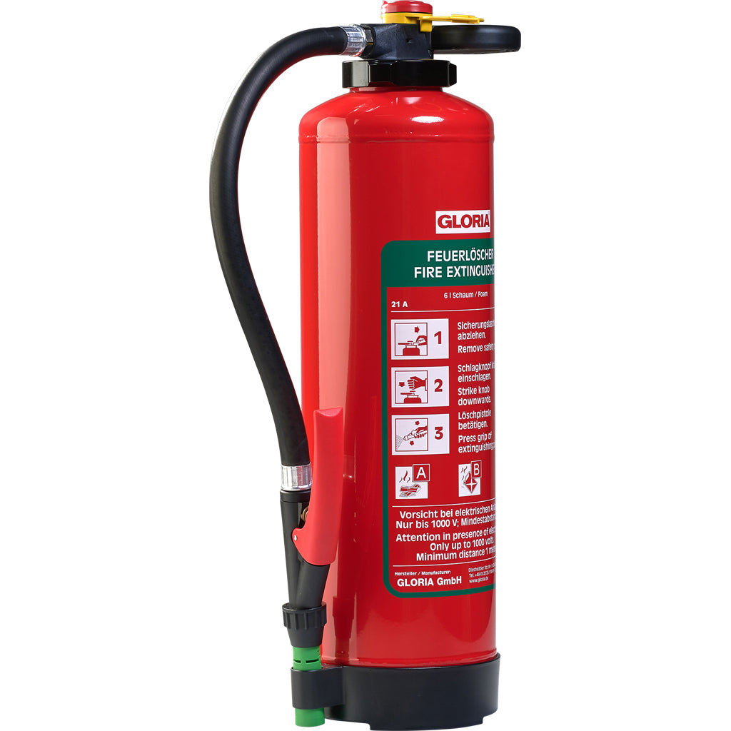 Fluorfreier Schaum-Aufladefeuerlöscher SBF 6 PRO