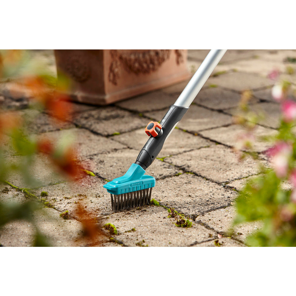 Gardena combisystem-Komplettangebot (Straßenbesen + Fugenbürste + Stiel)