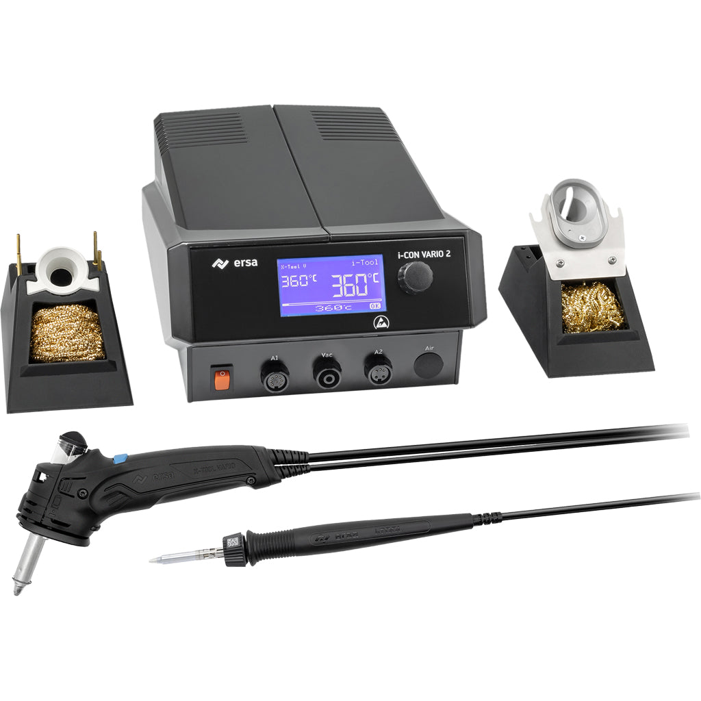 Multi-channel soldering and desoldering stations i-CON VARIO 2 MK2 (XVI) / with interface