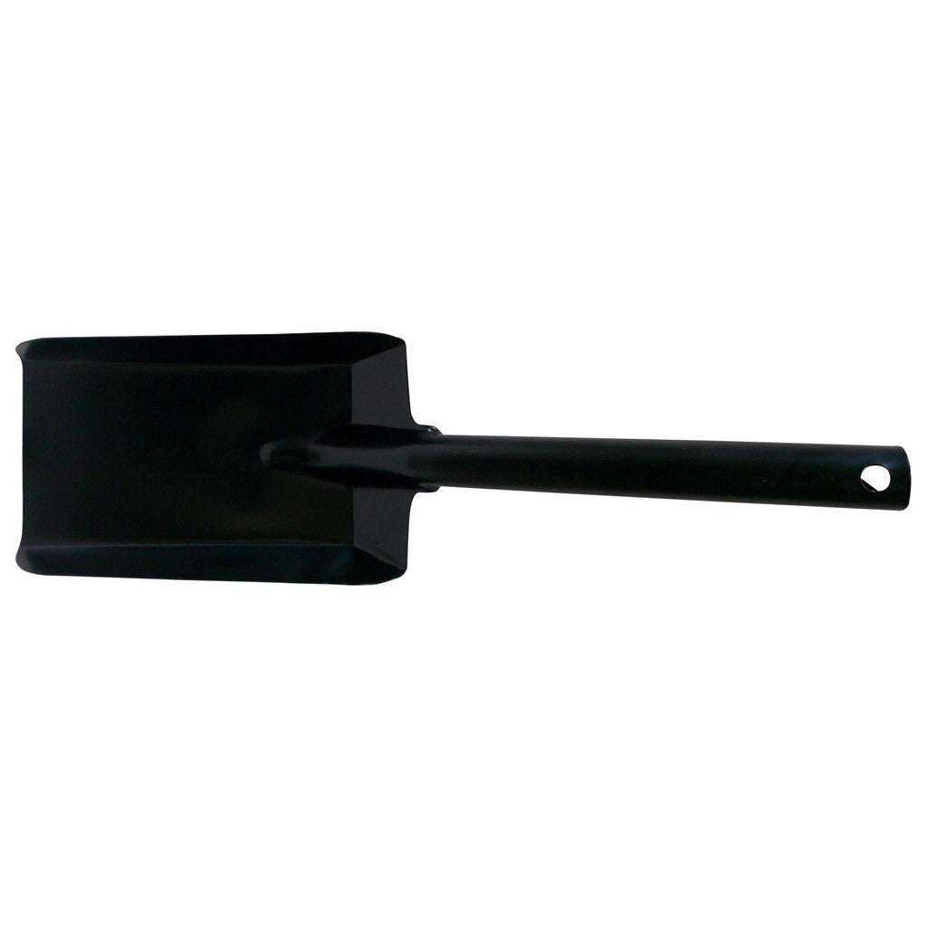 Pala da carbone dipinta di nero