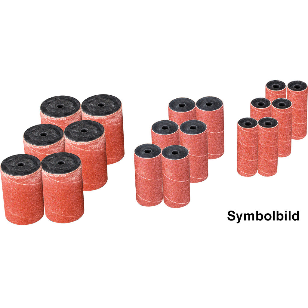 Sanding sleeves starter set / 18 pieces