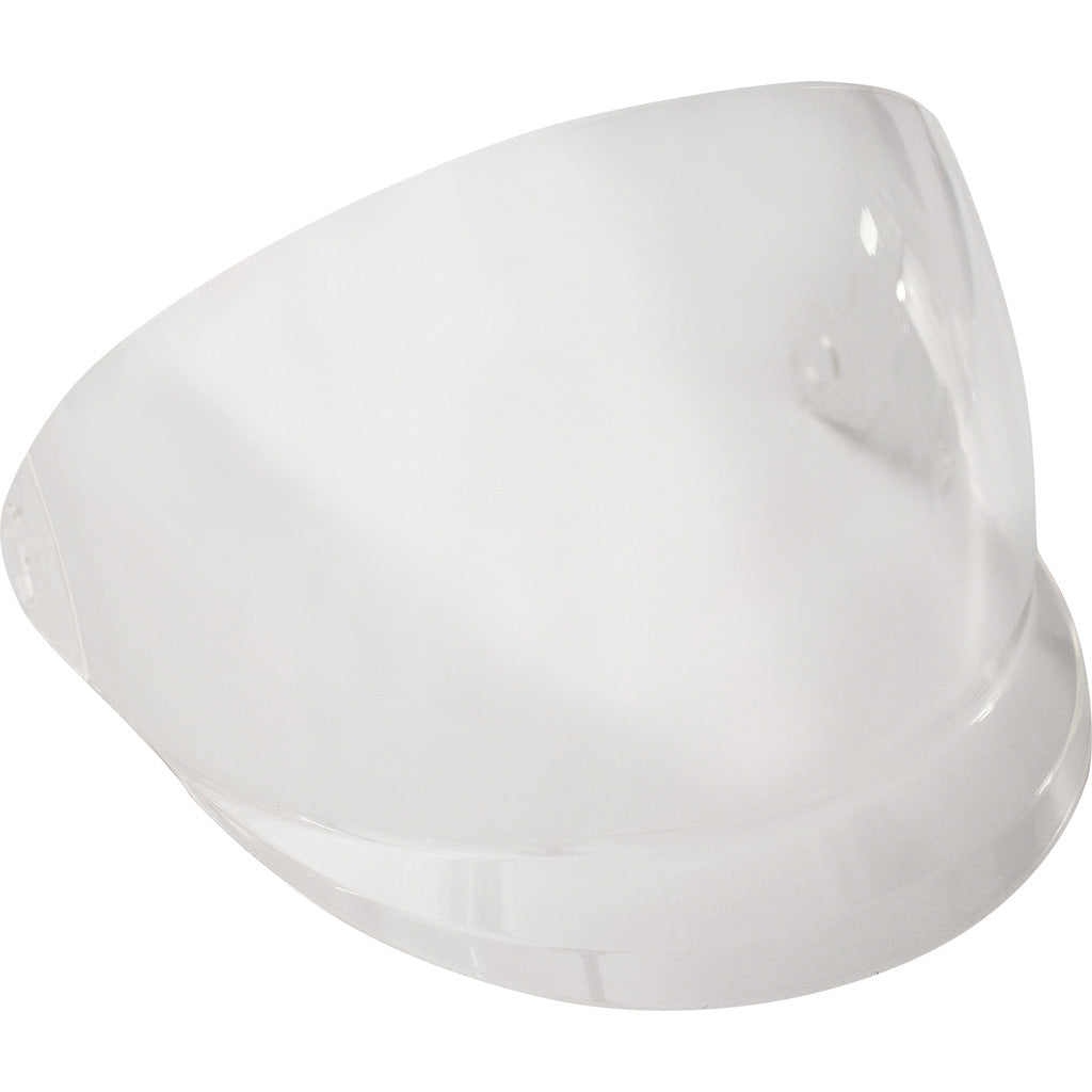 Transparent face shield for HEROS fire helmets
