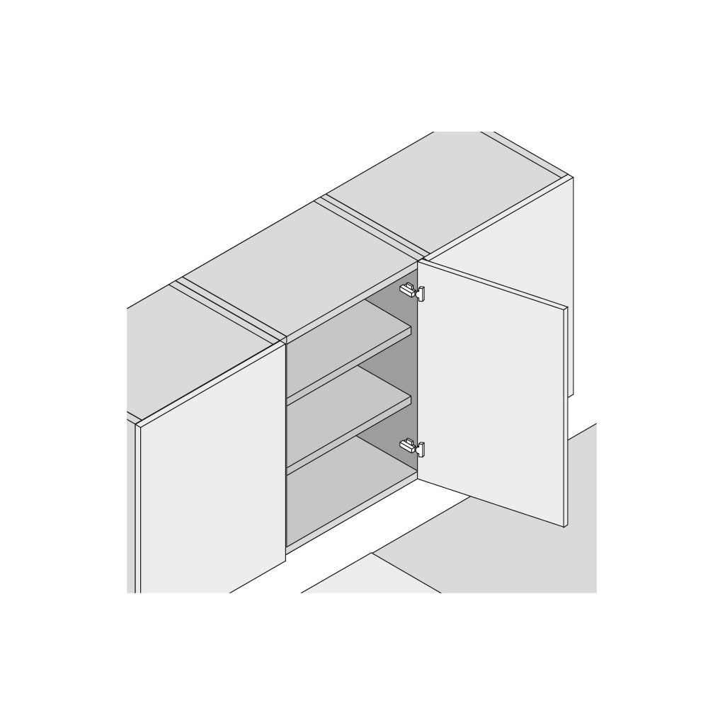 CLIP top BLUMOTION standard hinge 110°, Inserta