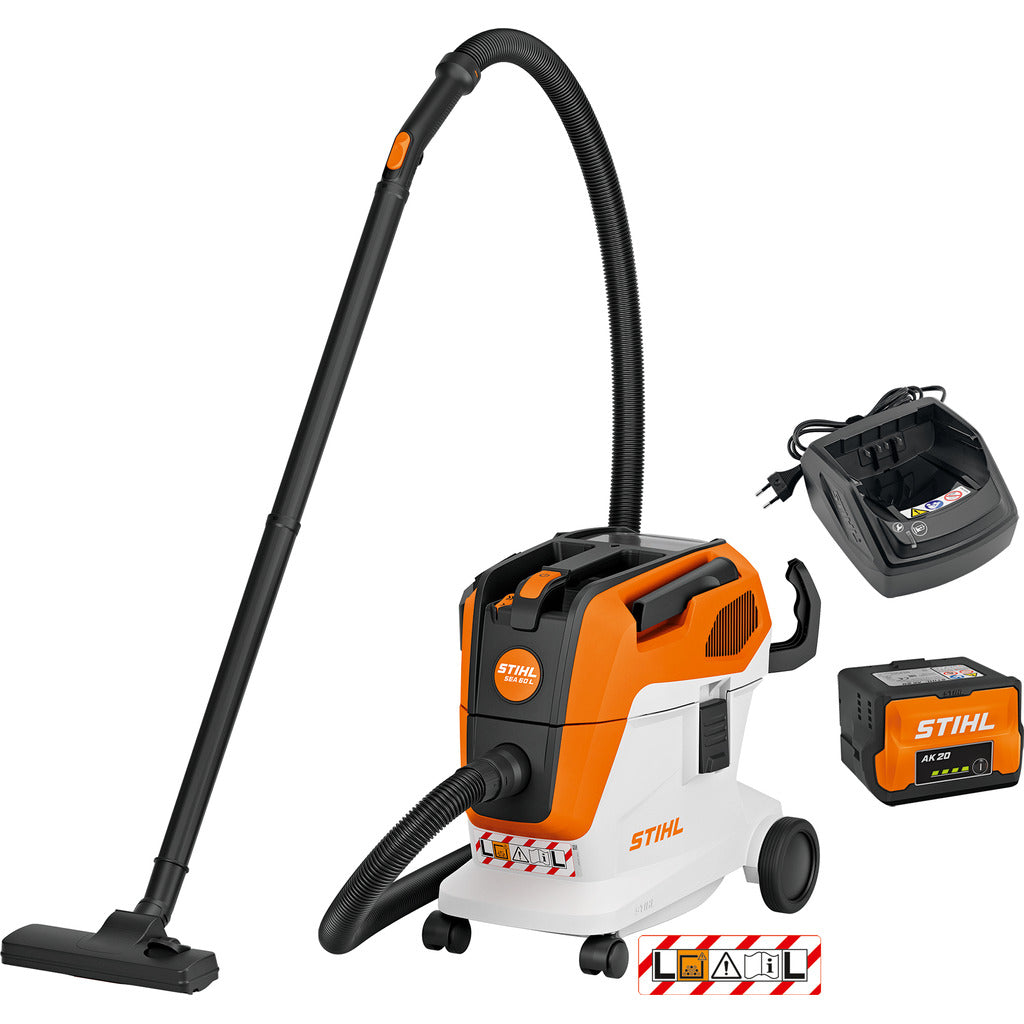 Stihl Akku-Nass- und Trockensauger SEA 60 L / mit AK 20 und Ladegerät AL 101